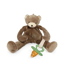 Load image into Gallery viewer, Brown Bear Pacifier Holder