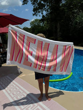 Load image into Gallery viewer, Shadow Block Personalized Beach Towel