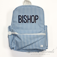 Load image into Gallery viewer, Pimlico Stripe Chambray Mini Backpack