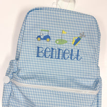 Load image into Gallery viewer, Gingham Backpack