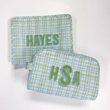 Load image into Gallery viewer, Medium Classic Green Plaid Roadie