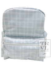 Load image into Gallery viewer, Pimlico Plaid Blue Mini Backpack