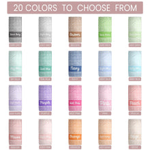 Load image into Gallery viewer, Gingham Personalized Preppy Beach Towel