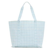 Load image into Gallery viewer, Pimlico Plaid Blue Jumbo X-Large Tote