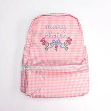 Load image into Gallery viewer, Gingham Backpack