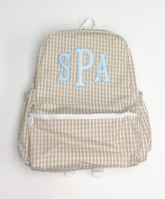 Load image into Gallery viewer, Gingham Backpack