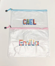 Load image into Gallery viewer, Clear Mesh Zipper Bag