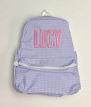 Load image into Gallery viewer, Gingham Backpack