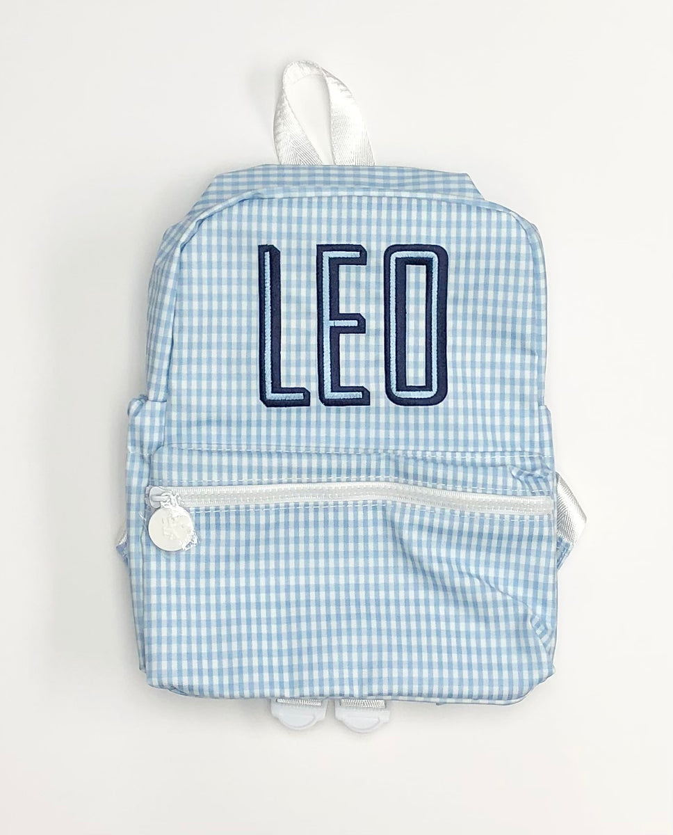chateau gingham print mini backpack Gingham Mini Backpack – Queen of Threads Monogramming
