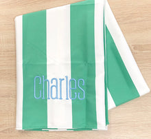 Load image into Gallery viewer, Quick Dry Beach Towel- Cancun Green