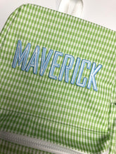 Load image into Gallery viewer, Gingham Backpack