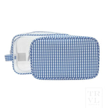 Load image into Gallery viewer, Gingham Duo Clear Bag Set