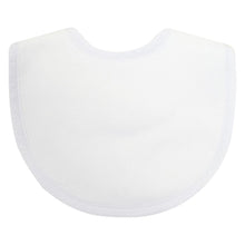 Load image into Gallery viewer, White Seersucker Trim Bib