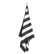 Load image into Gallery viewer, Quick Dry Beach Towel- Kamari Charcoal