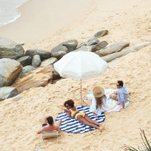 Load image into Gallery viewer, Round Quick Dry Beach Towel-Navy