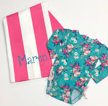 Load image into Gallery viewer, Quick Dry Beach Towel- Phi Phi Pink