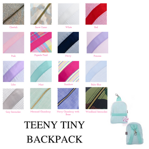 Teeny Tiny Backpack