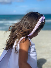 Load image into Gallery viewer, Lavender Gros Grain Long Tail Bow