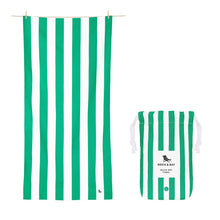Load image into Gallery viewer, Quick Dry Beach Towel- Cancun Green