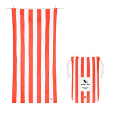 Load image into Gallery viewer, Quick Dry Beach Towel- Waikiki Orange