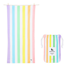 Load image into Gallery viewer, Quick Dry Beach Towel-Unicorn Waves