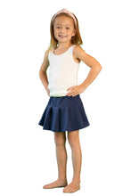 Load image into Gallery viewer, Girls Navy Tennis Skort