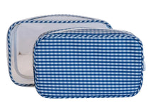 Load image into Gallery viewer, Gingham Duo Clear Bag Set
