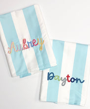 Load image into Gallery viewer, Kids Quick Dry Beach Towel- Tulum Blue