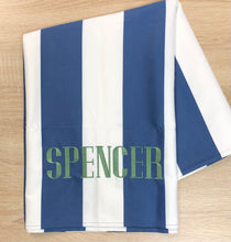 Load image into Gallery viewer, Quick Dry Beach Towel- Navy