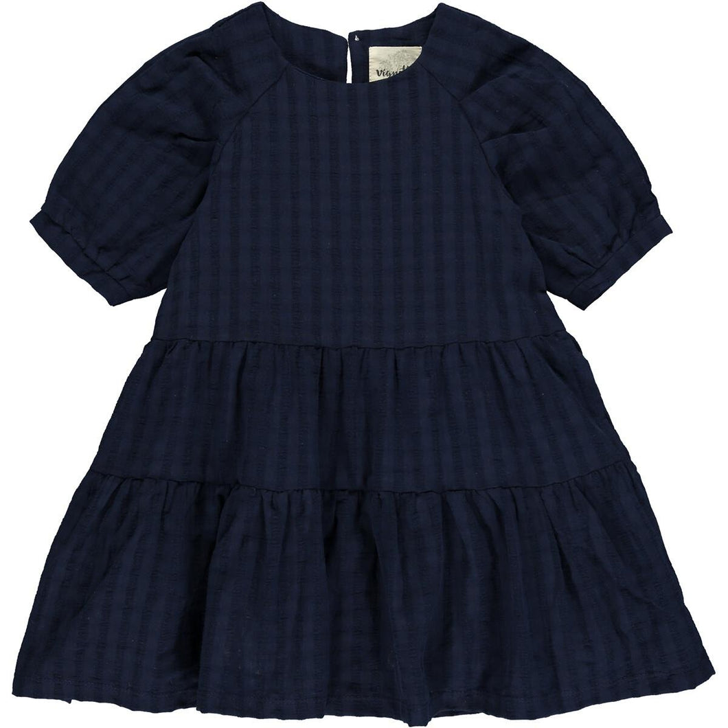 Girls Navy Alice Dress