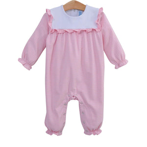 Light Pink Stripe Marie Romper