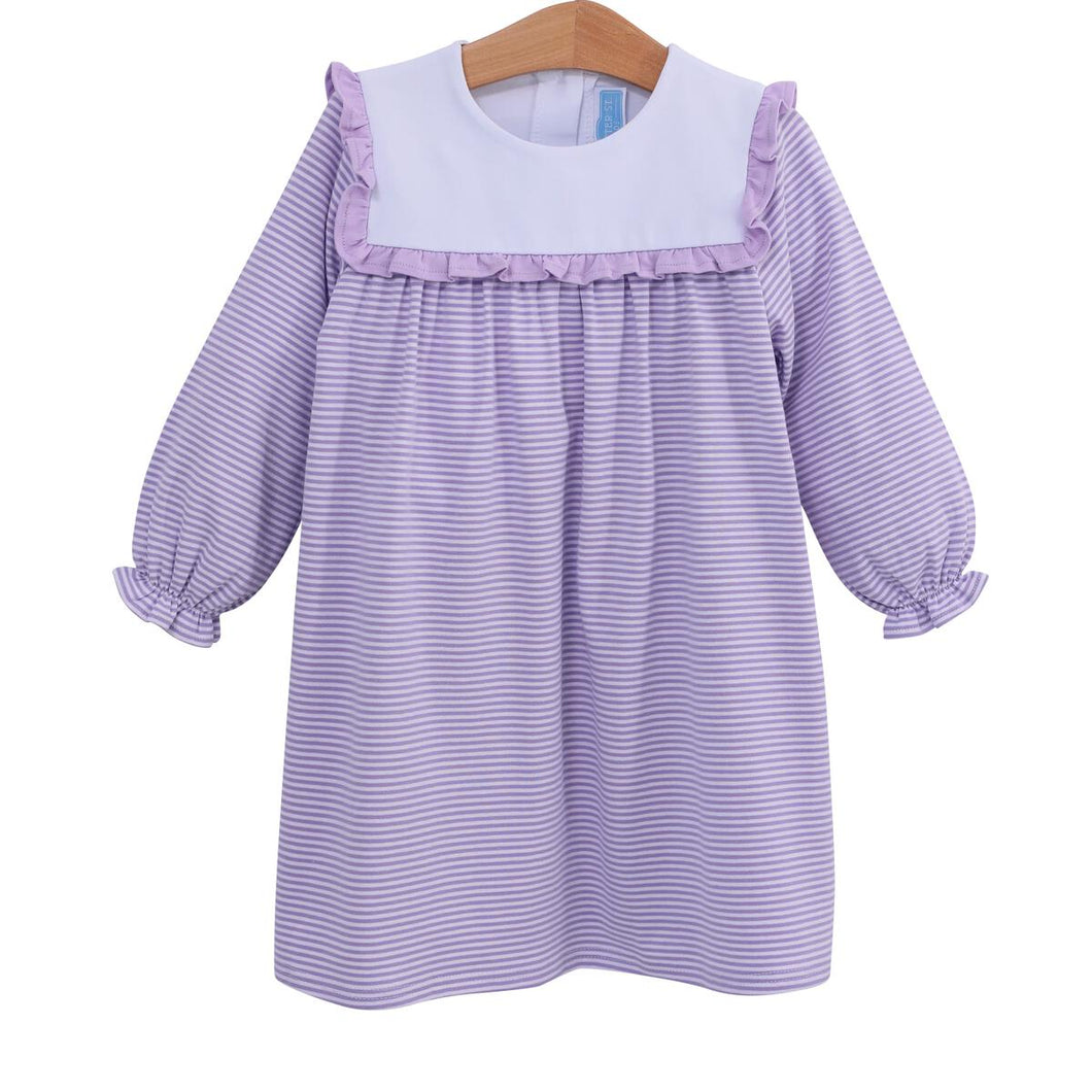 Lavender Stripe Marie Dress