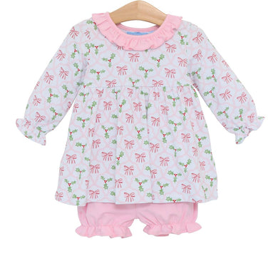 Girls Berries and Bows Bloomer Set