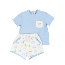 Load image into Gallery viewer, Boys Sweet Sail Pocket Short Set