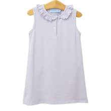 Load image into Gallery viewer, Girls Lavender Stripe Nora Dress