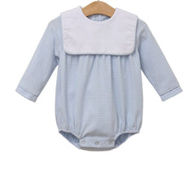 Load image into Gallery viewer, Boys Light Blue Stripe Lucas Bubble