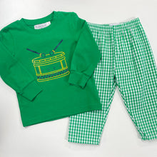 Load image into Gallery viewer, Boys Green Gingham Pants