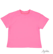 Load image into Gallery viewer, Girls Hot Pink Boxy Tee