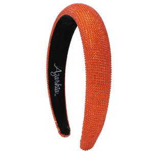Orange Rhinestone Headband