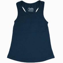 Load image into Gallery viewer, Navy Racer Back Tank Top