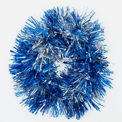 Royal Blue Tinsel Scrunchie