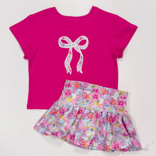 Load image into Gallery viewer, Girls Hot Pink Boxy Tee