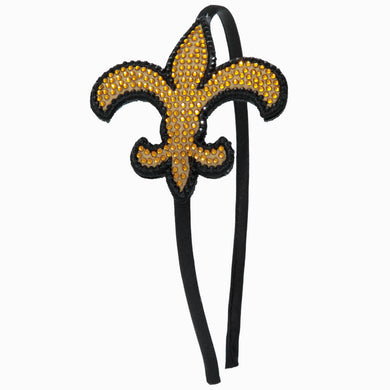 Fleur De Lis Patch Headband