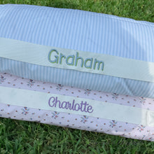 Load image into Gallery viewer, Pimlico Blue Stripe Nap Mat