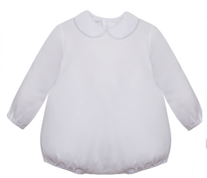 Boys Long Sleeve Collared Knit Bubble