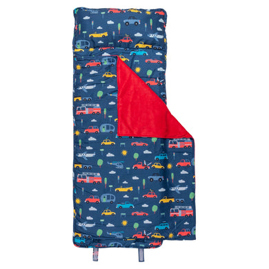 Blue Transportation All Over Print Nap Mat