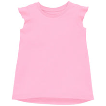 Load image into Gallery viewer, Girls Light Pink Ruffle Tee