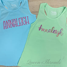 Load image into Gallery viewer, Mint Racer Back Tank Top