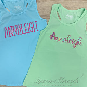 Mint Racer Back Tank Top