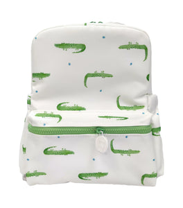 Green Crocodile Mini Backpack